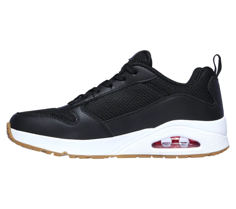 Skechers Uno – Fastime – Zwart / Rood (237016-BKRD)