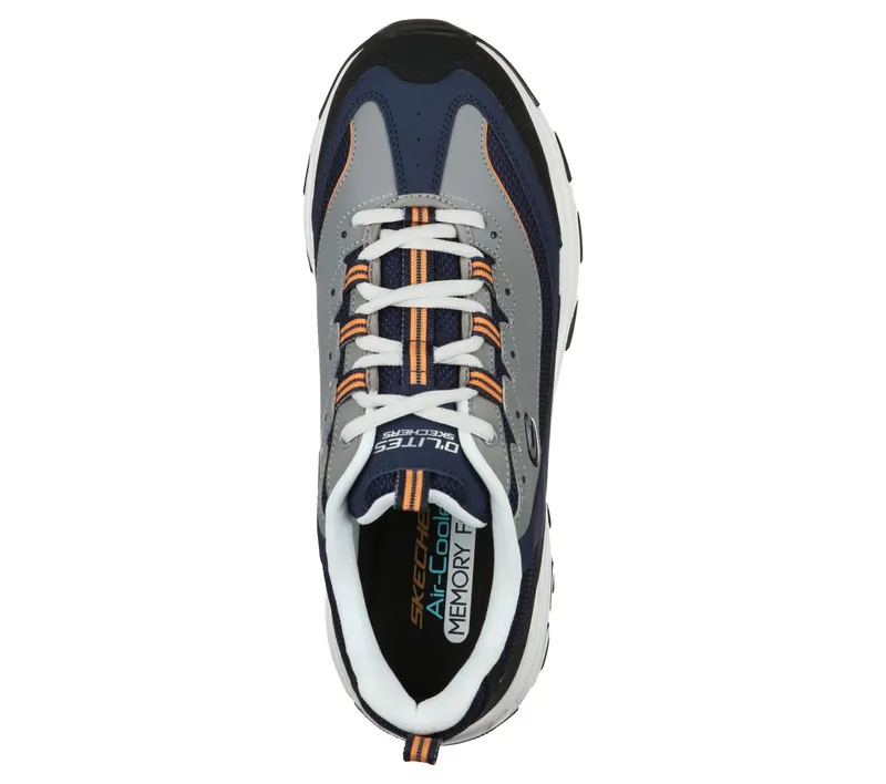 Skechers D’Lites – Endless Motion – Marine / Oranje (237069-NVOR)