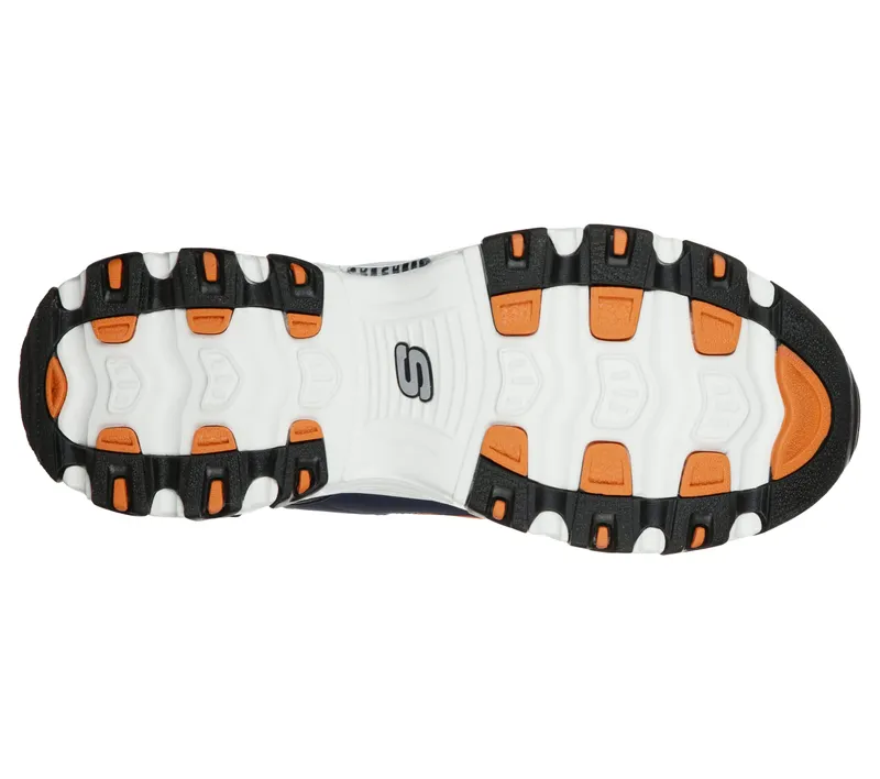 Skechers D’Lites – Endless Motion – Marine / Oranje (237069-NVOR)