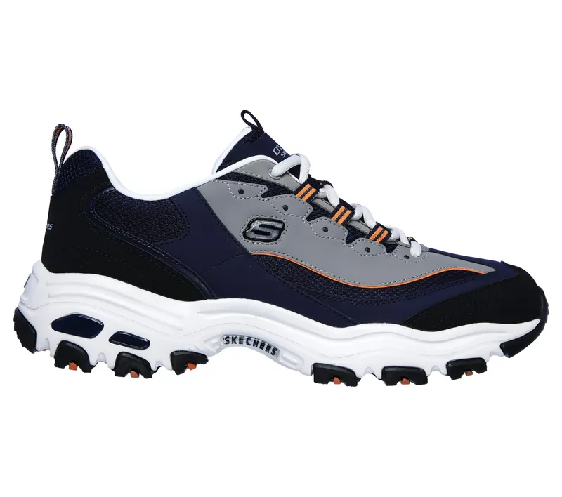 Skechers D’Lites – Endless Motion – Marine / Oranje (237069-NVOR)