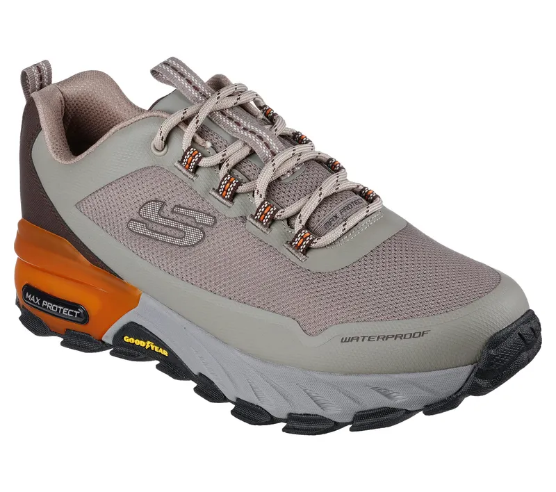 Skechers Max Protect – Fast Track – Taupe / Oranje (237304-TPOR)