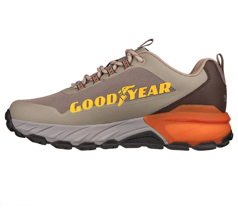 Skechers Max Protect – Fast Track – Taupe / Oranje (237304-TPOR)