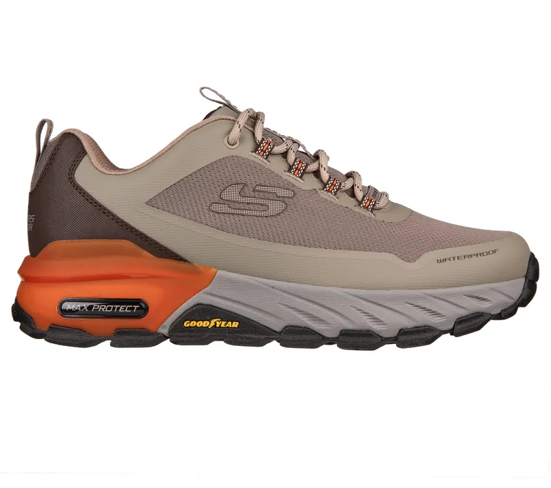 Skechers Max Protect – Fast Track – Taupe / Oranje (237304-TPOR)