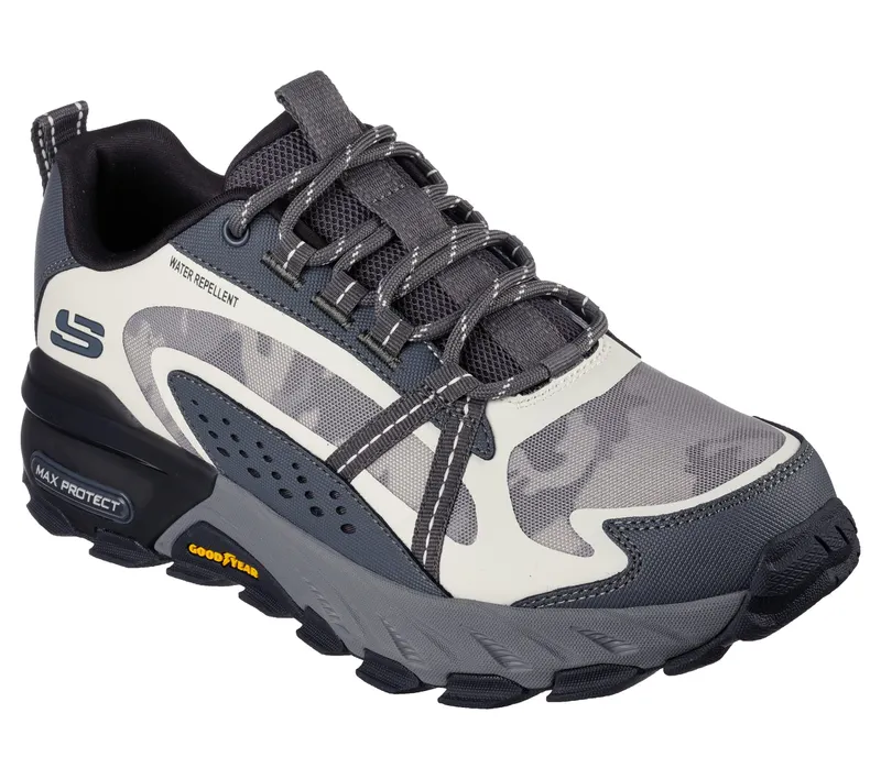 Skechers Max Protect – Task Force – Wit / Houtskool (237308-WCC)