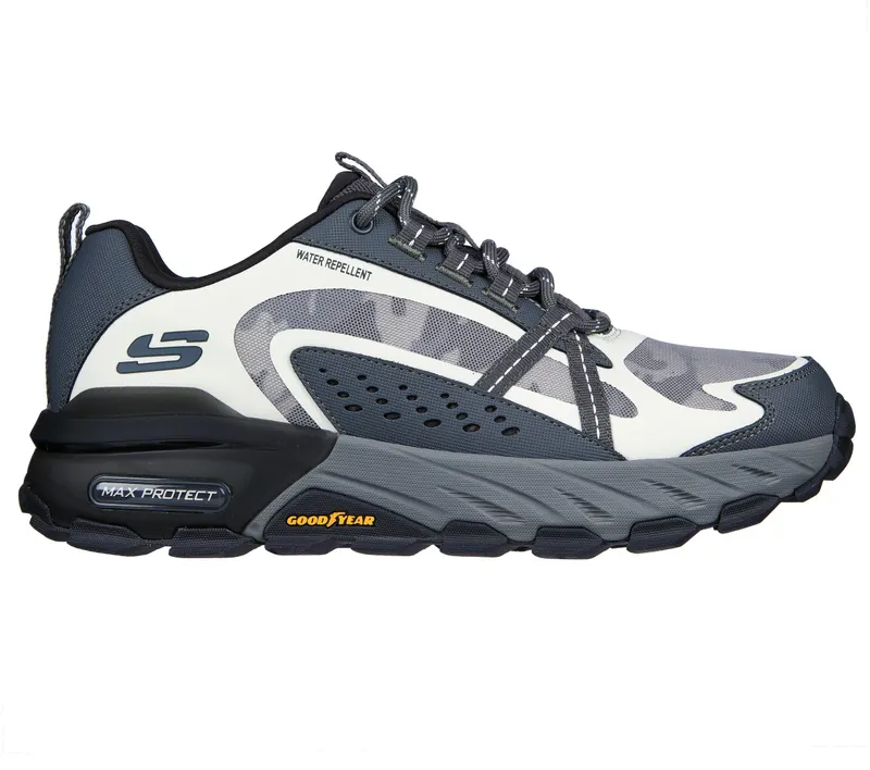 Skechers Max Protect – Task Force – Wit / Houtskool (237308-WCC)
