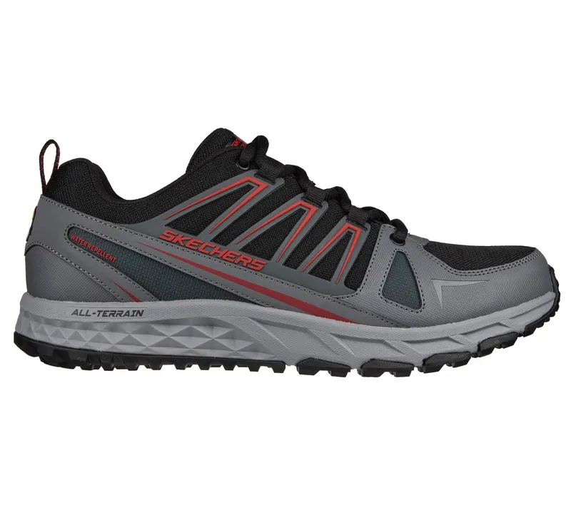 Skechers Escape Plan – Road Peak – Zwart / Rood (237327-BKRD)