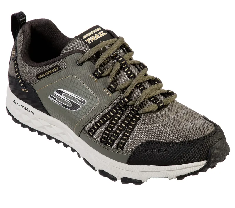 Skechers Escape Plan – Olijf / Zwart (51591-OLBK)