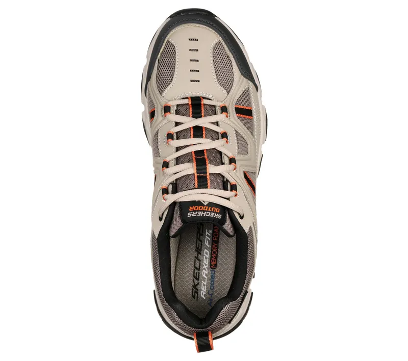 Skechers Relaxed Fit: Crossbar – Taupe / Zwart (51885-TPBK)