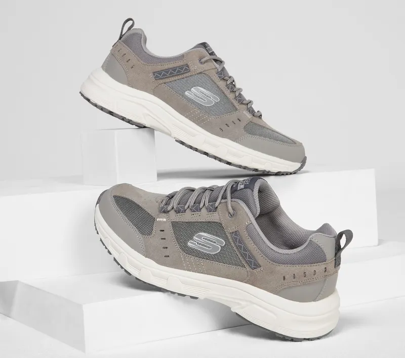 Skechers Relaxed Fit: Oak Canyon – Grijs / Wit (51893-GYW)