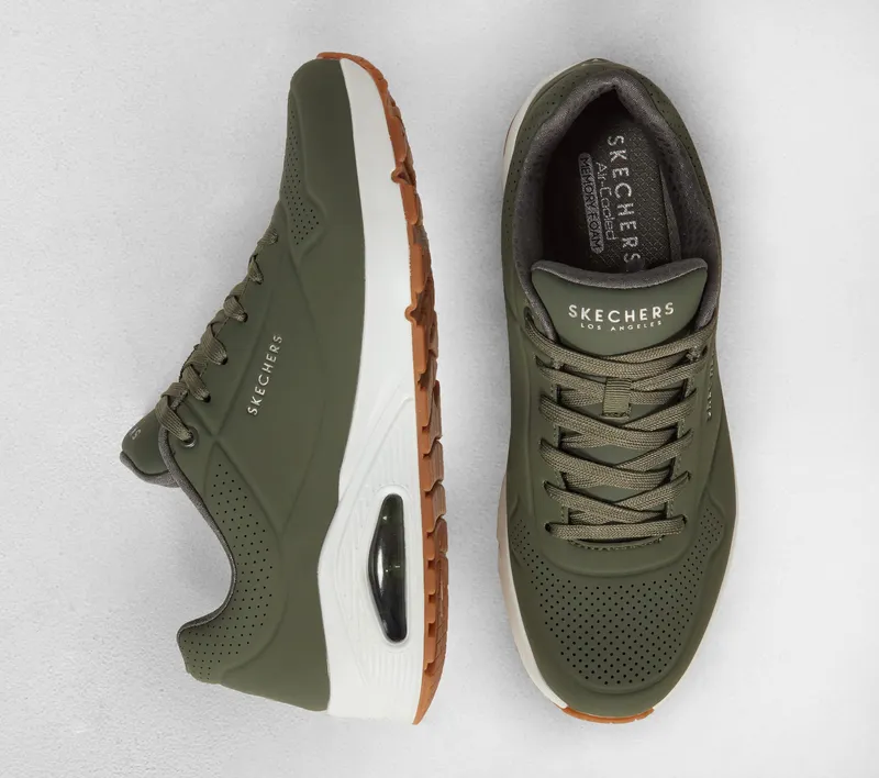 Skechers Uno – Stand On Air – Olijf (52458-OLV)