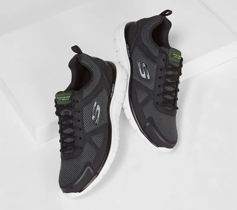 Skechers Track – Bucolo – Zwart / Wit (52630-BKW)