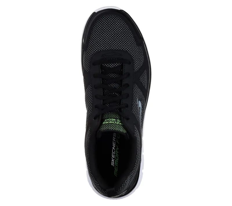 Skechers Track – Bucolo – Zwart / Wit (52630-BKW)