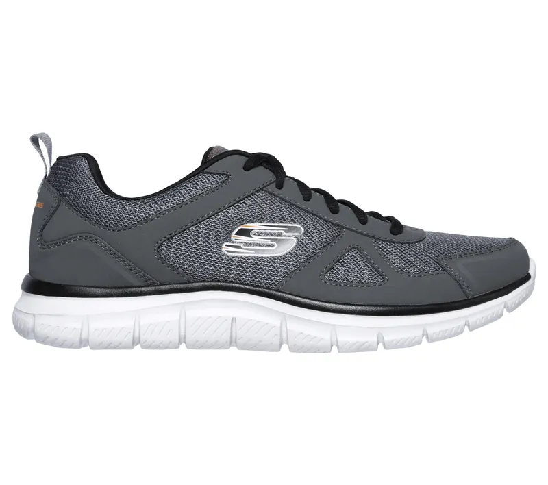 Skechers Track – Houtskool / Zwart (52631-CCBK)
