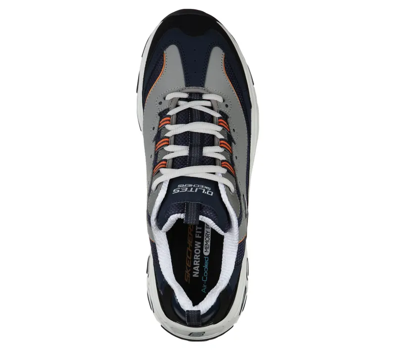 Skechers D’Lites – Marine / Oranje (52675-NVOR)