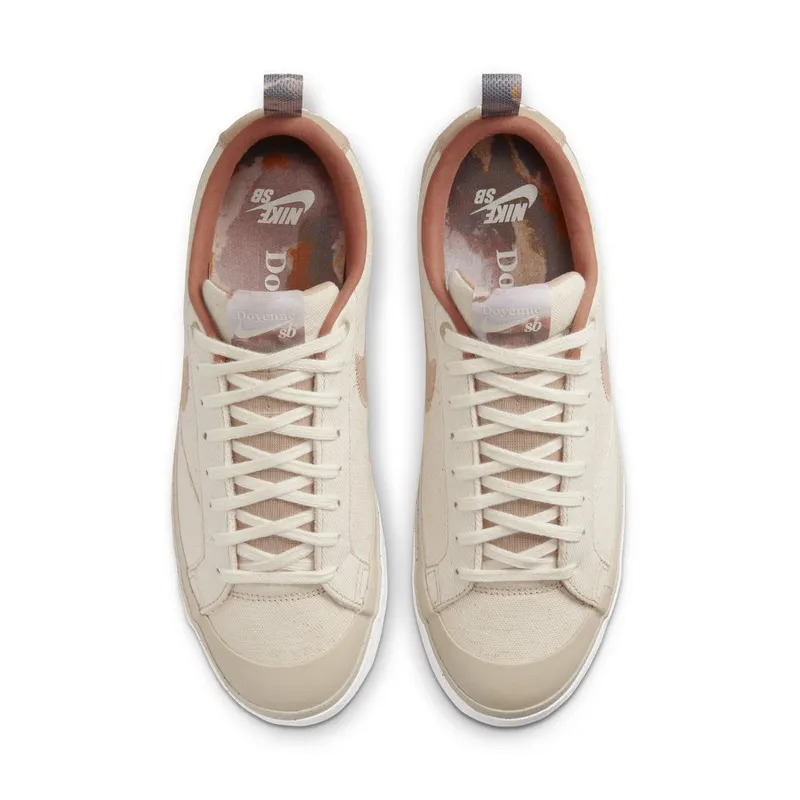 Nike SB Blazer Low x Doyenne “Coconut Milk / Limestone / Rattan / Rattan” (DZ3406-100)