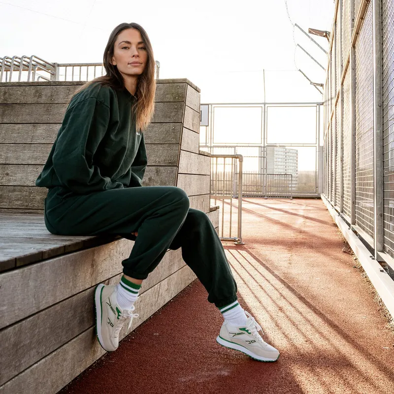 Woden Hailey Tech Mesh White/Basil (WL735 879)