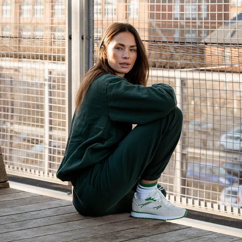 Woden Hailey Tech Mesh White/Basil (WL735 879)