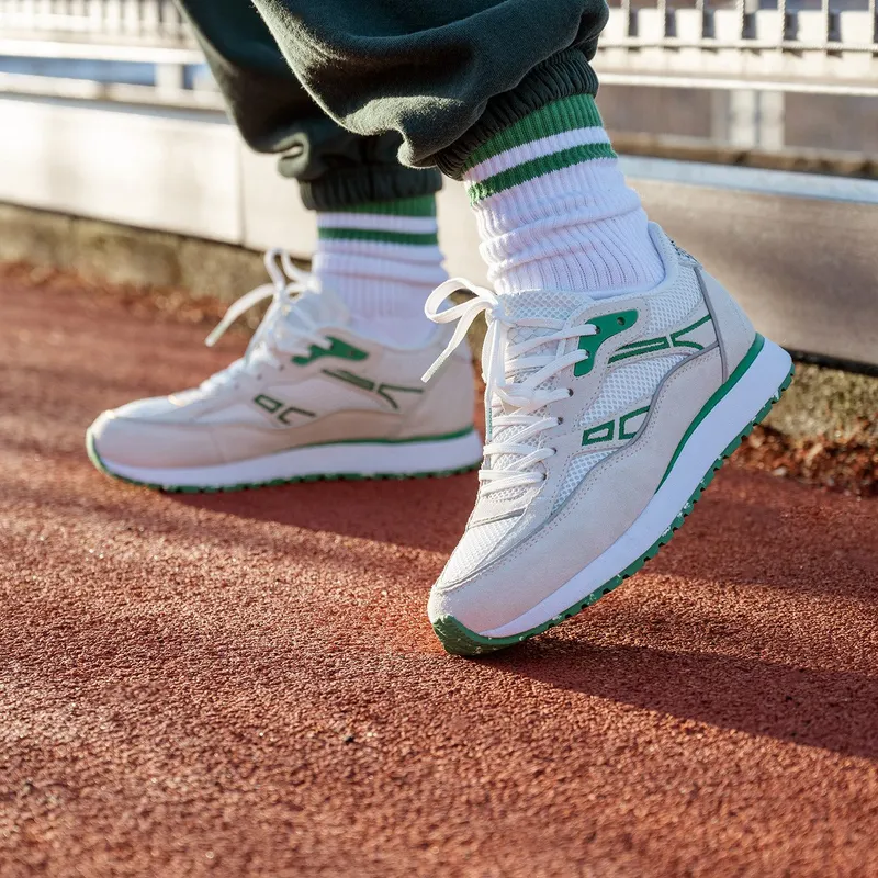 Woden Hailey Tech Mesh White/Basil (WL735 879)