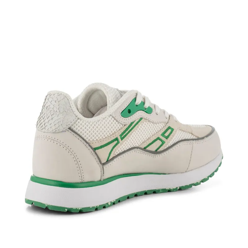 Woden Hailey Tech Mesh White/Basil (WL735 879)