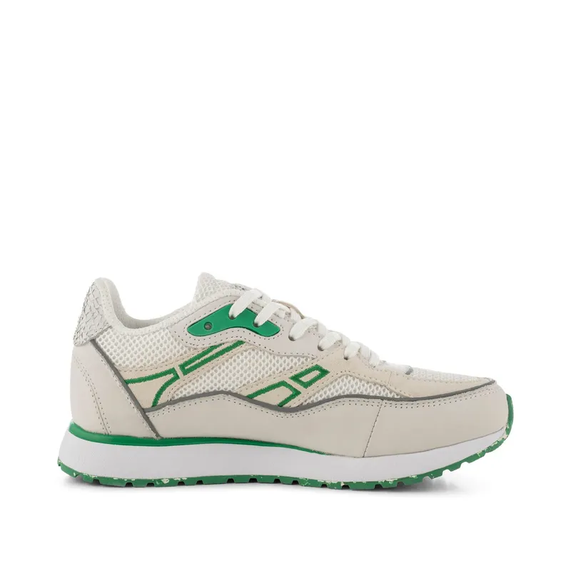 Woden Hailey Tech Mesh White/Basil (WL735 879)