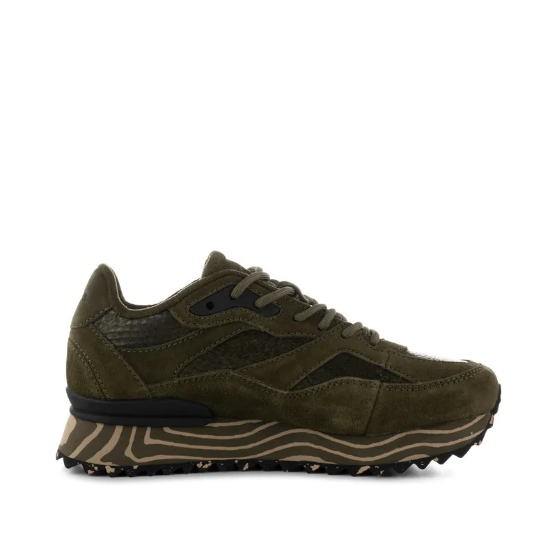 Woden Sophie Salmon Marble Dark Olive (WL585 295)