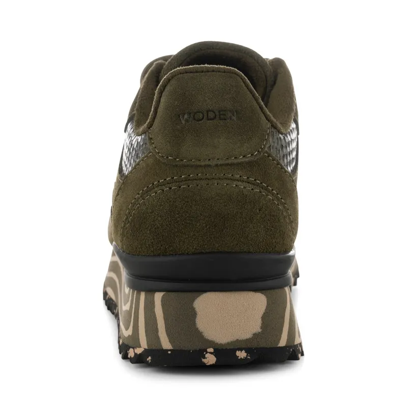 Woden Sophie Salmon Marble Dark Olive (WL585 295)