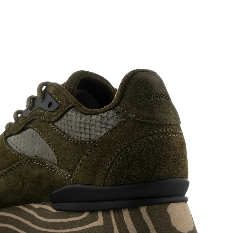 Woden Sophie Salmon Marble Dark Olive (WL585 295)