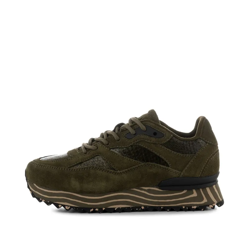 Woden Sophie Salmon Marble Dark Olive (WL585 295)