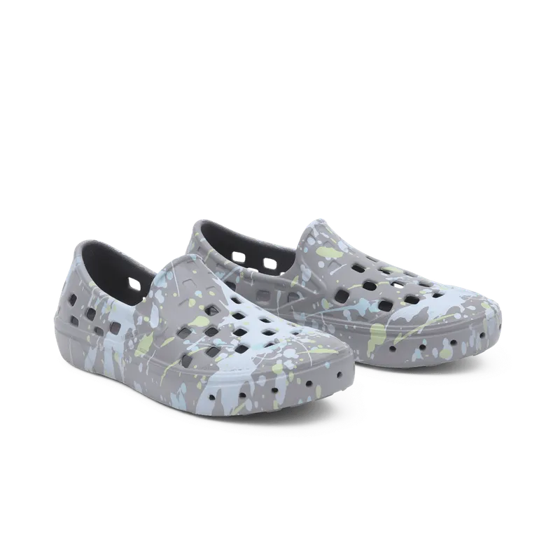 VANS Paint Splatter Slip-on Trk Kinderschoenen Grijs (VN0A4UVILLL)