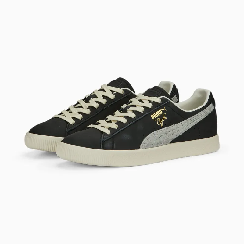 Puma Clyde Base Goud/Zwart (390091-02)