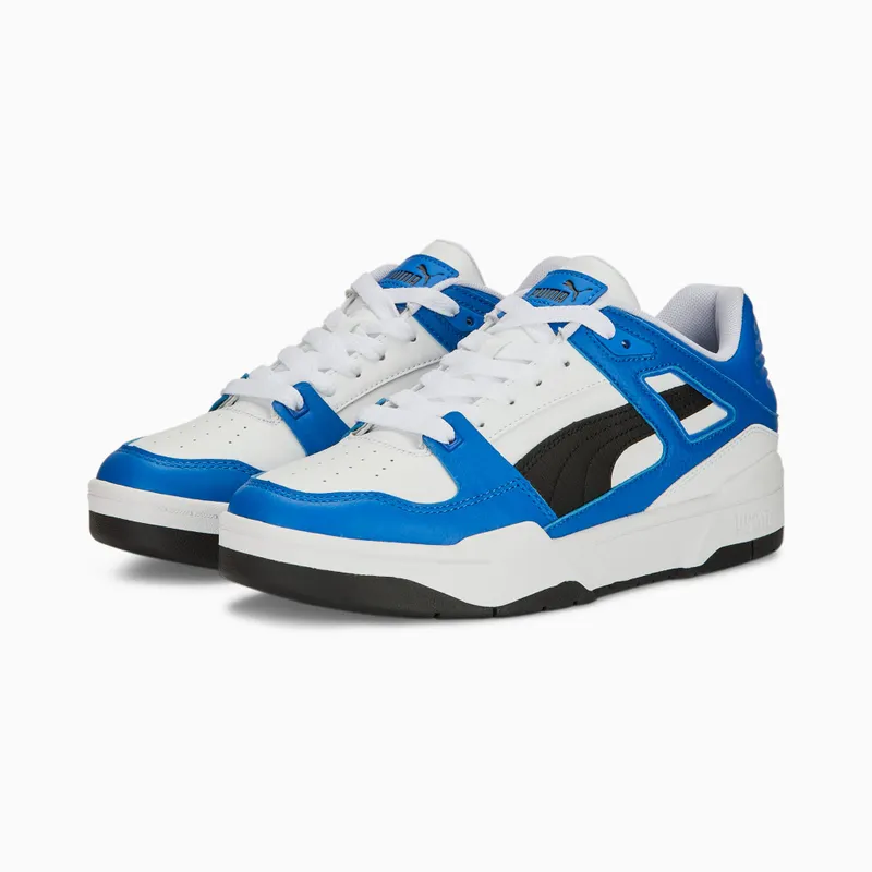 Puma Slipstream leren Wit/Blauw/Zwart (387544-17)