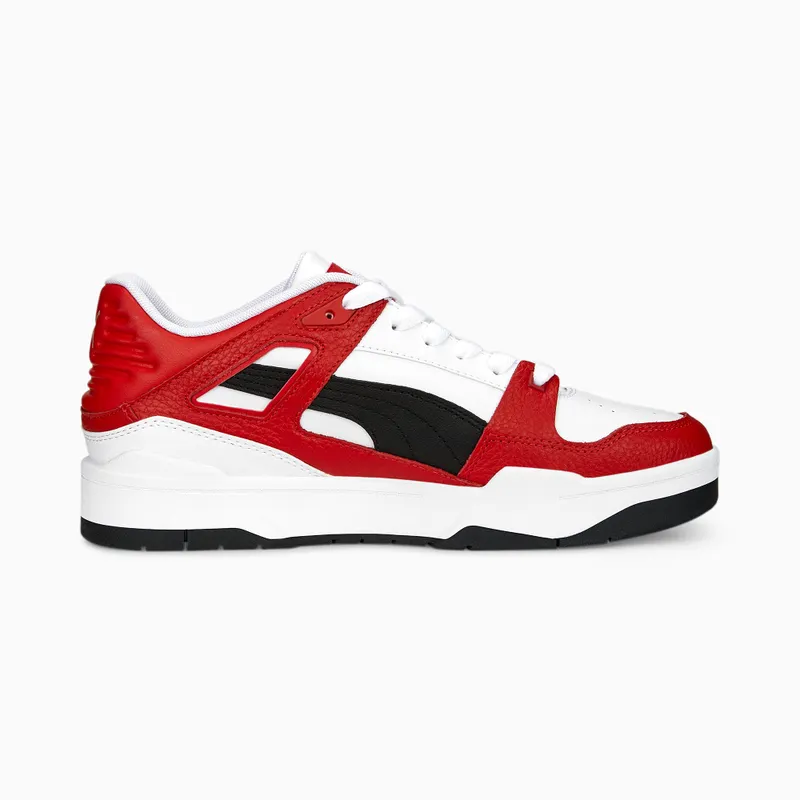 Puma Slipstream leren Wit/Zwart/Rood (387544-16)