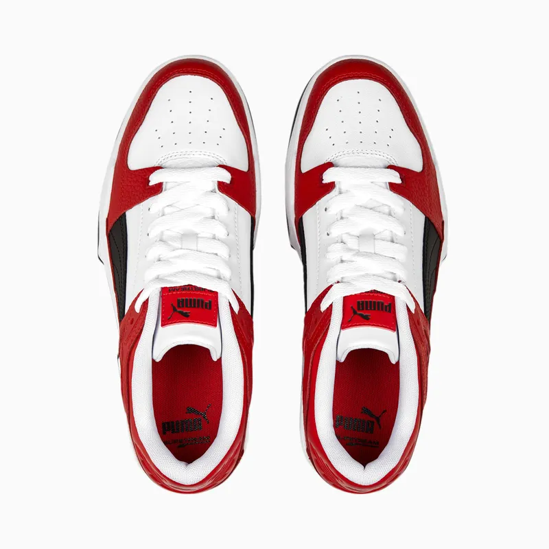 Puma Slipstream leren Wit/Zwart/Rood (387544-16)