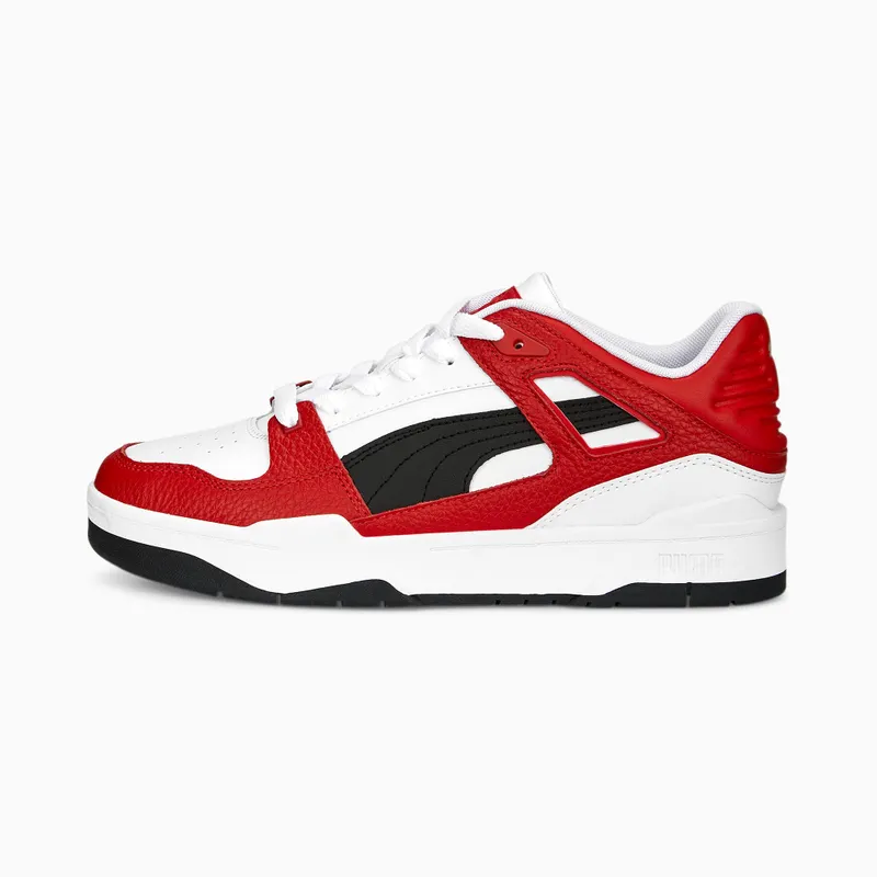 Puma Slipstream leren Wit/Zwart/Rood (387544-16)