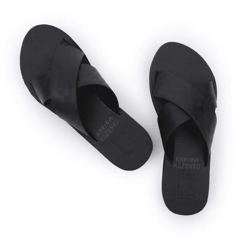 VANS Vans X Karina Rozunko Cross Strap Mega Platform Sandalen Zwart (VN0007QPBLK)