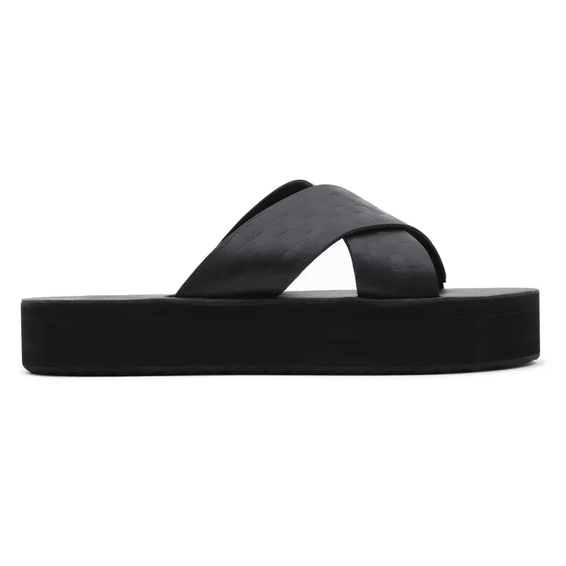VANS Vans X Karina Rozunko Cross Strap Mega Platform Sandalen Zwart (VN0007QPBLK)