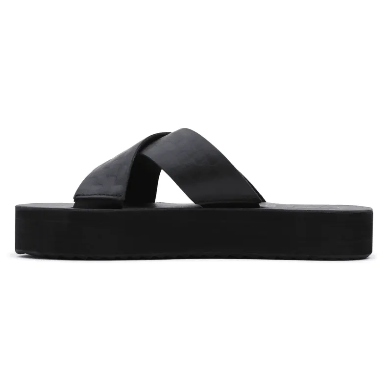 VANS Vans X Karina Rozunko Cross Strap Mega Platform Sandalen Zwart (VN0007QPBLK)