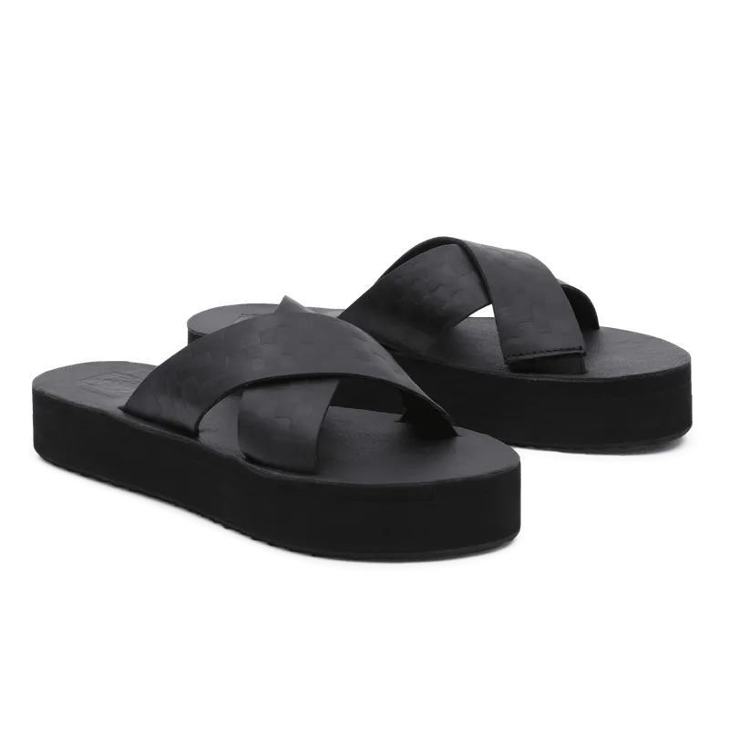 VANS Vans X Karina Rozunko Cross Strap Mega Platform Sandalen Zwart (VN0007QPBLK)