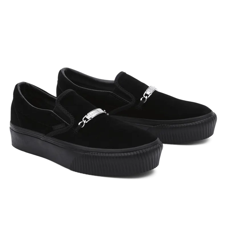 VANS Vans X Karina Rozunko Slip-on Platform Zwart (VN000BC9BLK)
