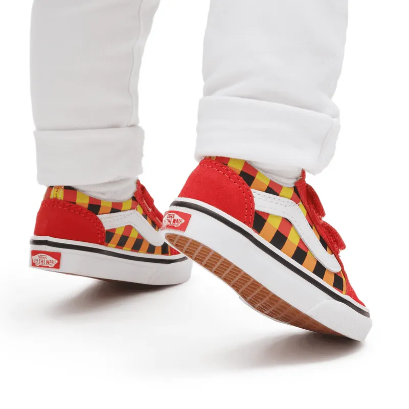 VANS Old Skool Met Klittenband Rood (VN0A4VJJBJN)