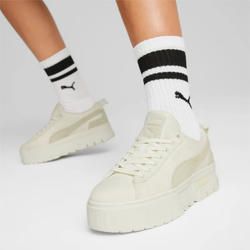 Puma Mayze Blank Canvas Wit (389859-01)