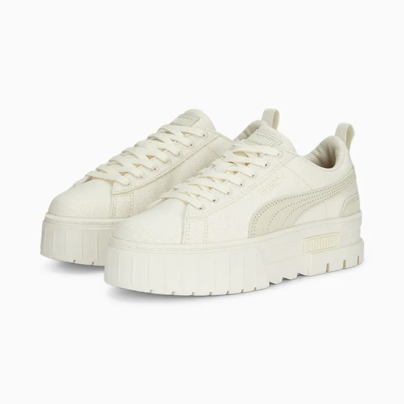 Puma Mayze Blank Canvas Wit (389859-01)