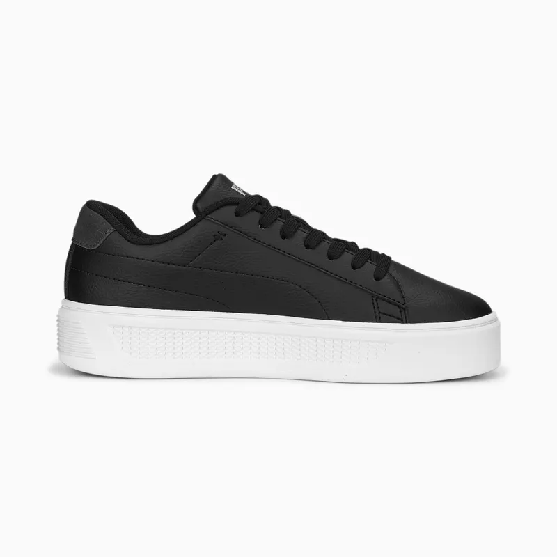 Puma Smash Platform V3 Laser Cut Zilver/Zwart/Grijs (389403-02)