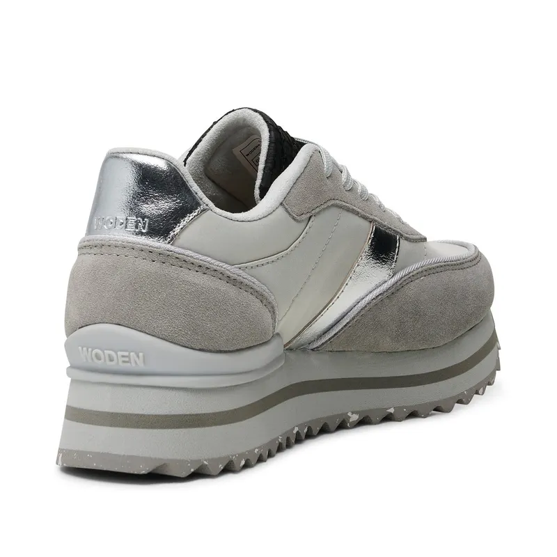Woden Nellie II Metallic Plateau Sea Fog Grey (WL1781 049)