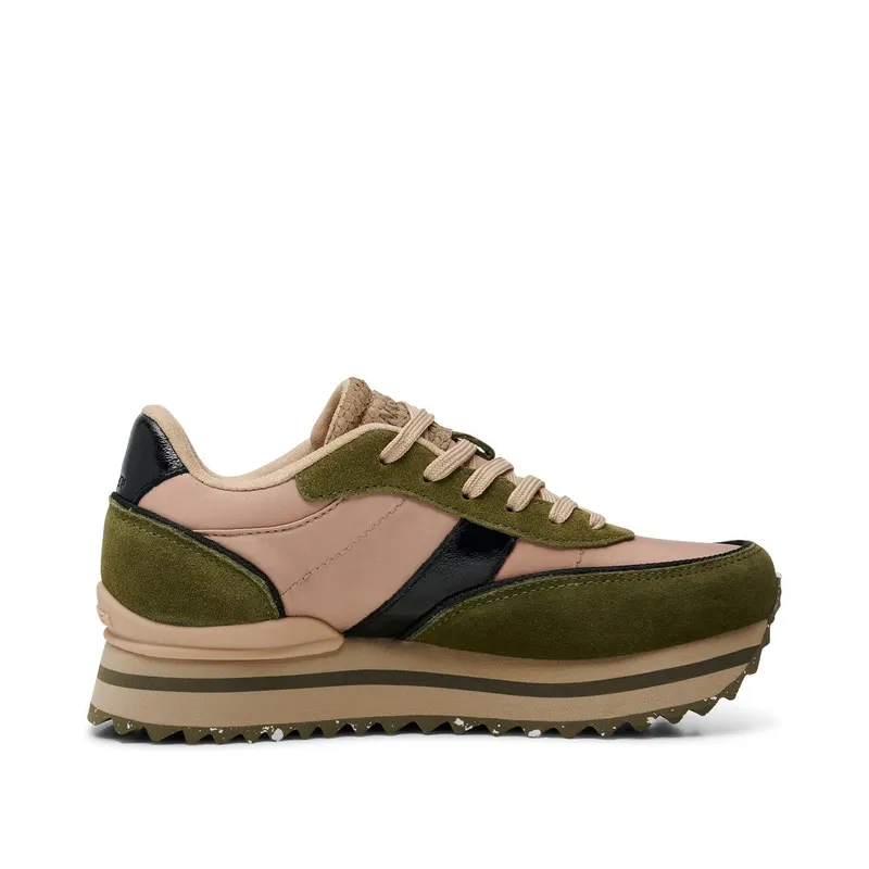 Woden Nellie II Metallic Plateau Coffee Cream/Dark Olive (WL1781 891)