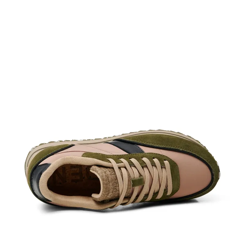Woden Nellie II Metallic Plateau Coffee Cream/Dark Olive (WL1781 891)