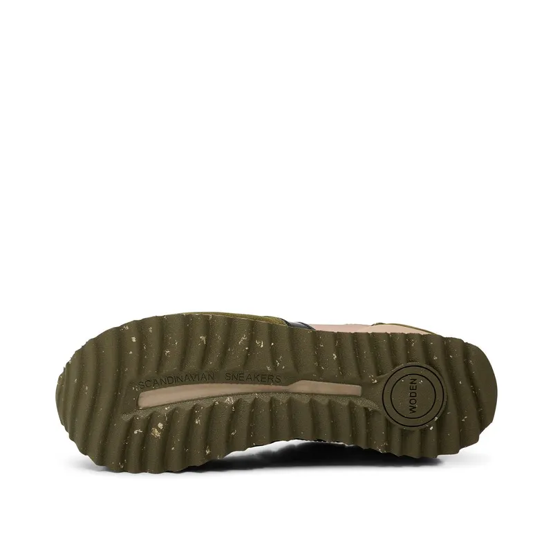 Woden Nellie II Metallic Plateau Coffee Cream/Dark Olive (WL1781 891)