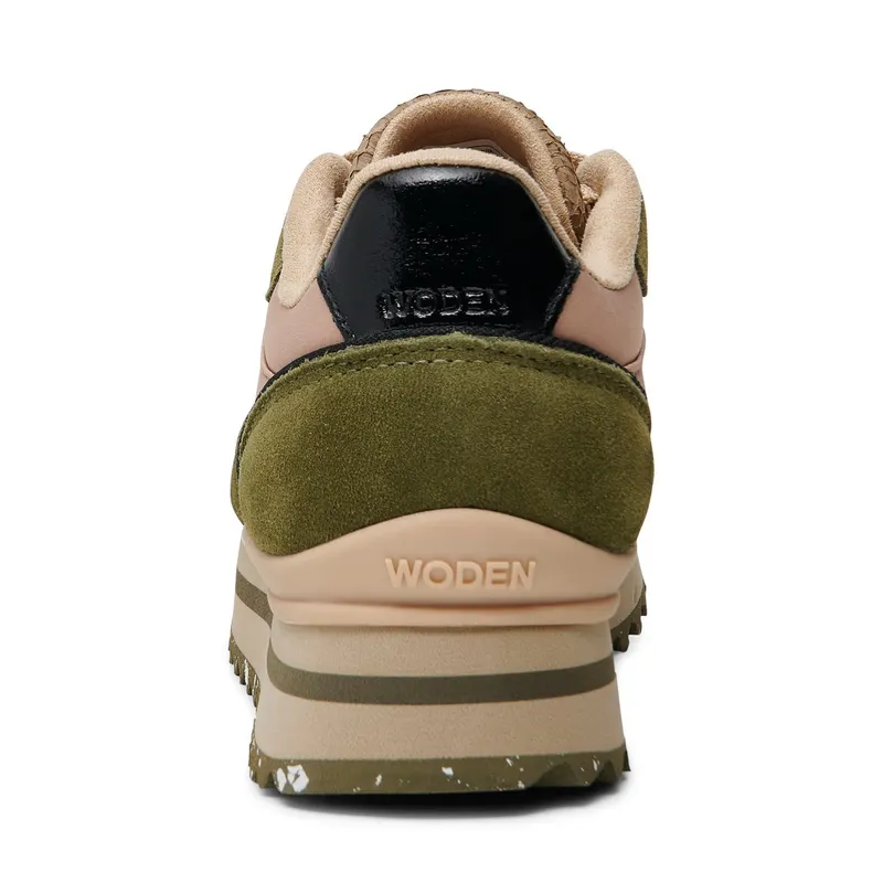 Woden Nellie II Metallic Plateau Coffee Cream/Dark Olive (WL1781 891)