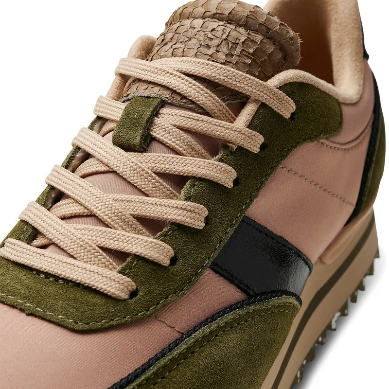 Woden Nellie II Metallic Plateau Coffee Cream/Dark Olive (WL1781 891)