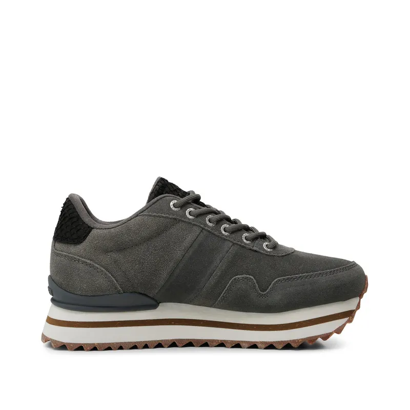 Woden Nora III Suede Plateau Dark Grey (WL1752 051)